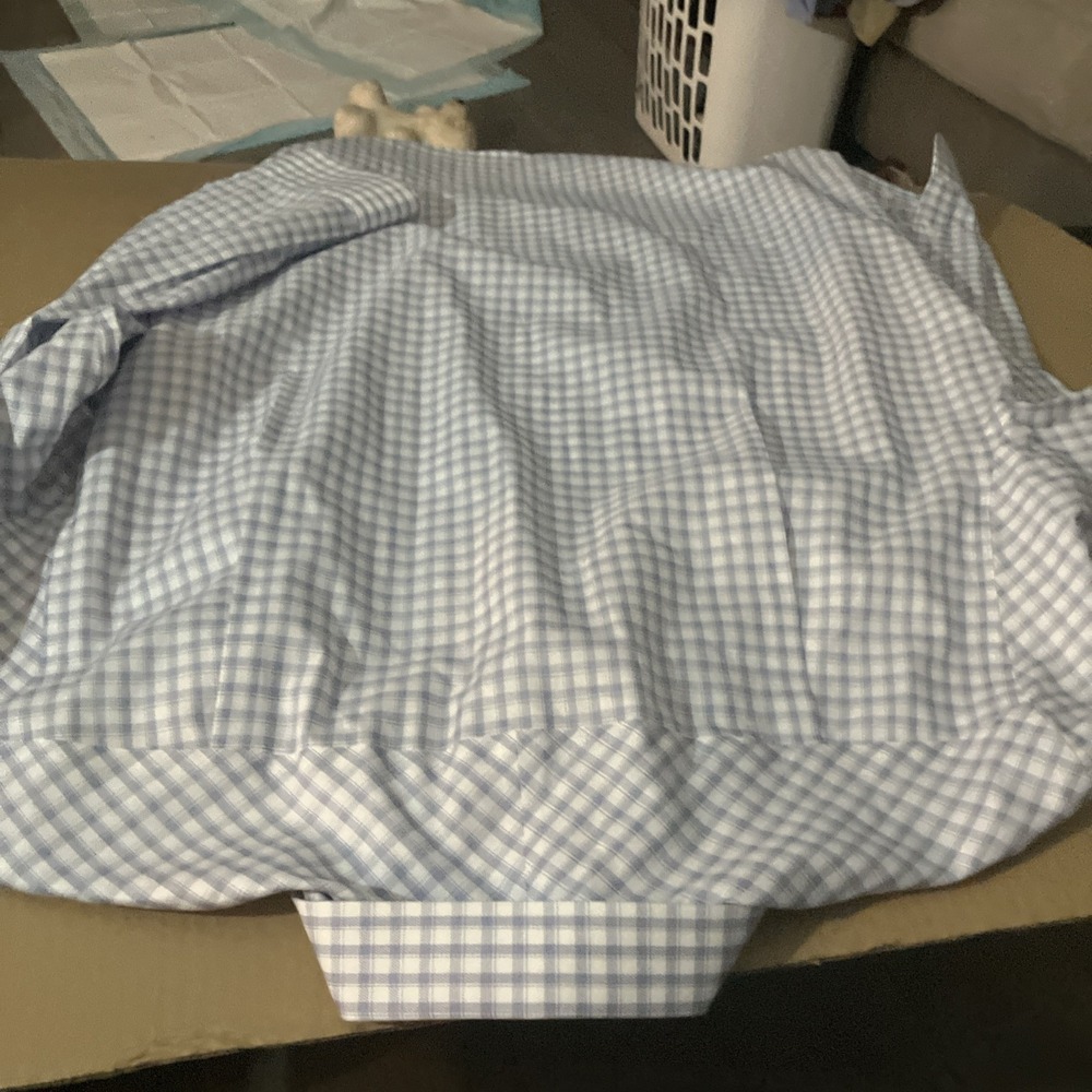 Joseph Abboud Dress Shirts (Lot of 3)  Mens 16.5 34/35 Tan Plaid Egyptian Cotton - Picture 8 of 8